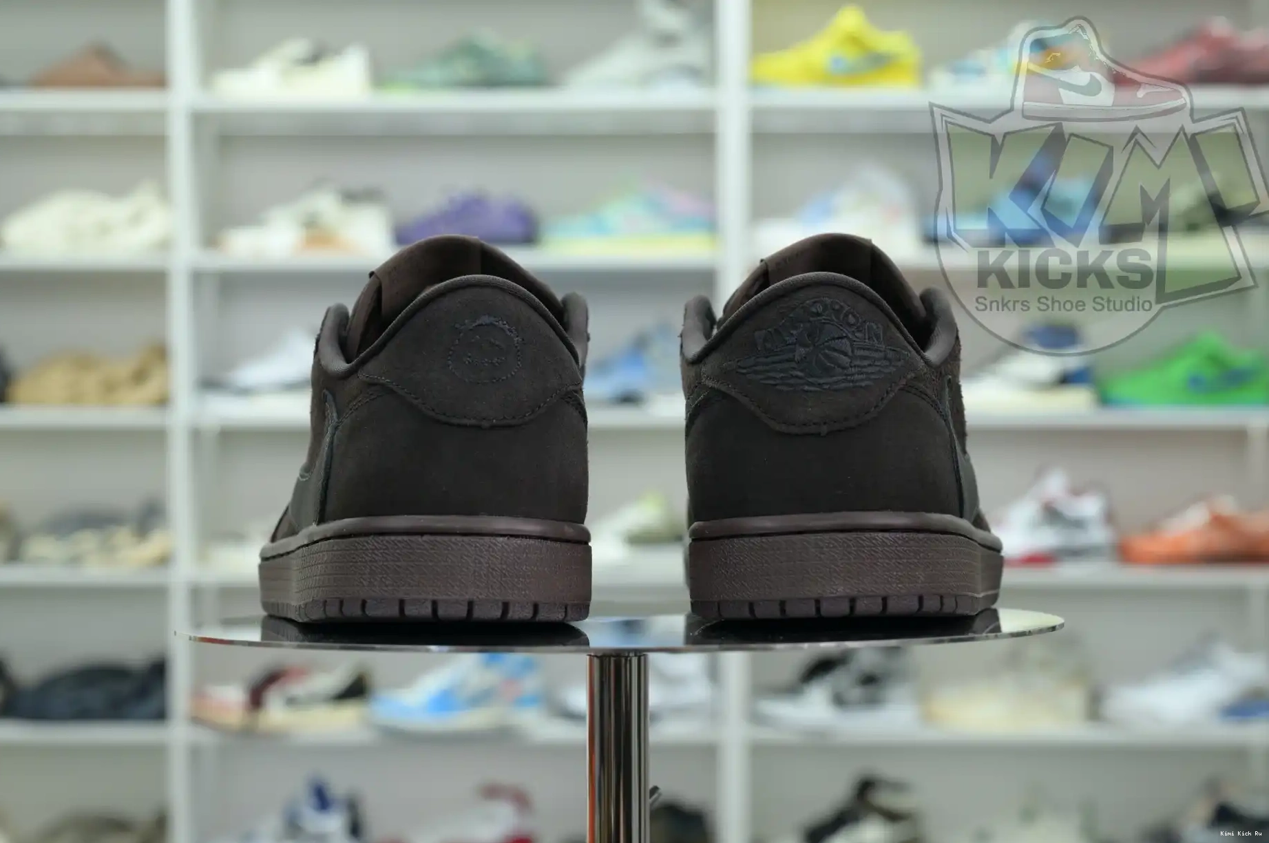 1 Kimikick Jordan Air OG“Velvet Travis Scott x Brown” Jordan Low 0706